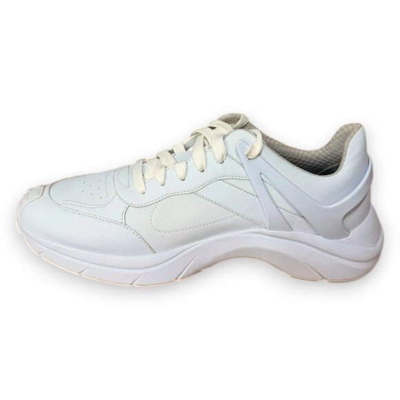 HUGO Yarrow Tenn Men's Sneakers White Manmade Ortholite Embossed Logo US 9 - Picture 1 of 3